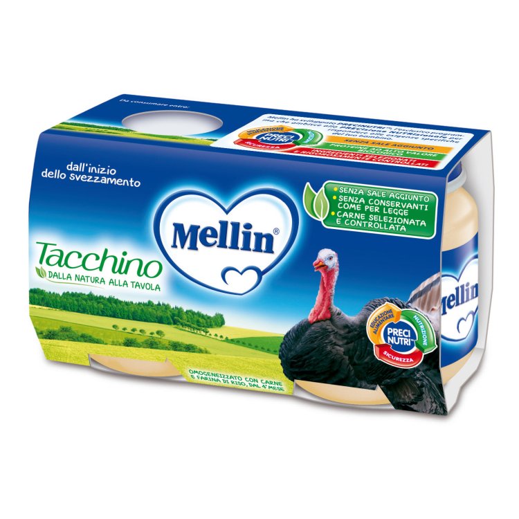 OMO MELLIN Tacchino 2x120g