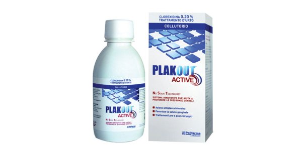 Collutorio Clorexidina 0,12 Antiplacca E Antibatterico Plakout 200ml - Smile Center Collutorio Clorexidina 0,12 Antiplacca E Antibatterico Plakout 200ml - Smile Center