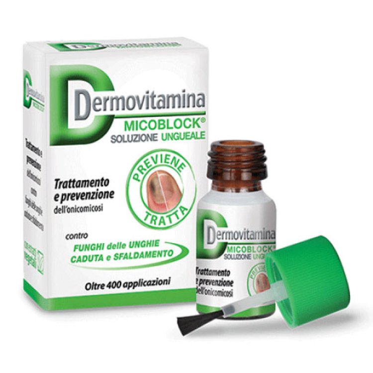 Dermovitamina Micoblock 3 in 1 - Soluzione Ungueale - Trattamento dell’onicomicosi - 7 ml