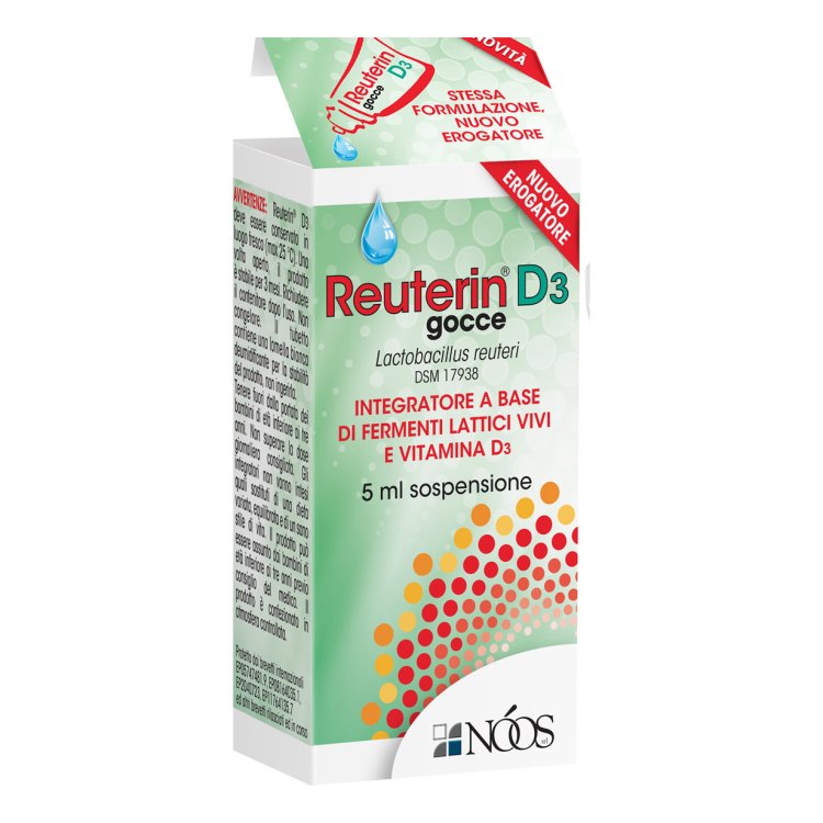 Reuterin D3 Gocce - Integratore per l'equilibrio della flora intestinale - 5 ml