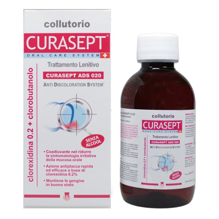 Curasept Ads Collutorio Lenitivo Clorexidina 0,20% 200 ml