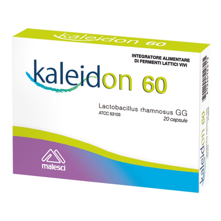 Kaleidon 60 - Integratore per l'equilibrio della flora intestinale - 20 capsule