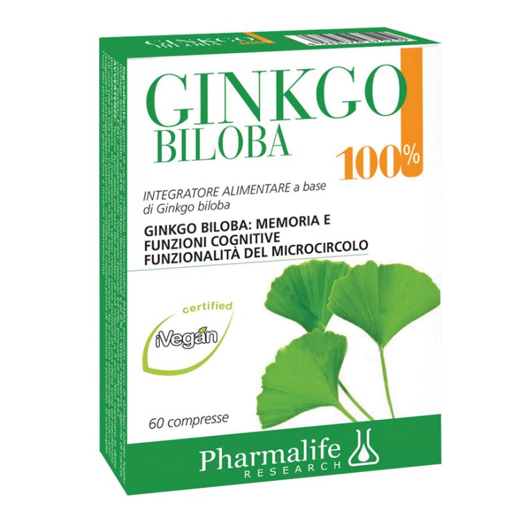 GINKGO BILOBA 100% 60 Compresse PRH