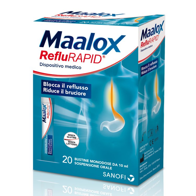 MAALOX RefluRapid 20 Bustine 10ml