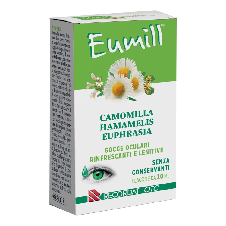 Eumill Gocce Oculari a base di Camomilla Hamamelis Euprhasia 10ml
