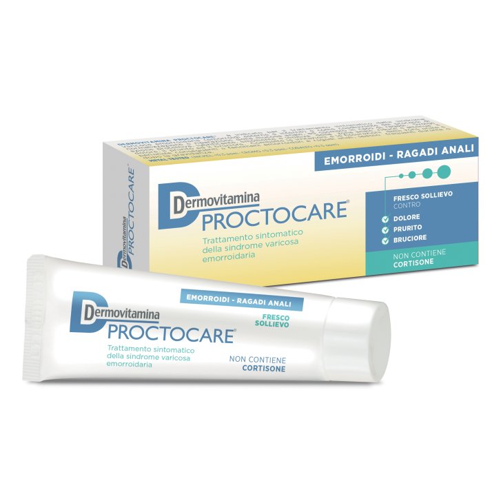 Dermovitamina Proctocare Crema Rettale - Crema per il trattamento di emorroidi e ragadi anali - 30 ml