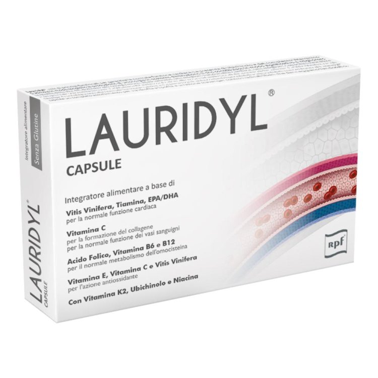 LAURIDYL - Integratore alimentare per il benessere cardiovascolare - 20 capsule