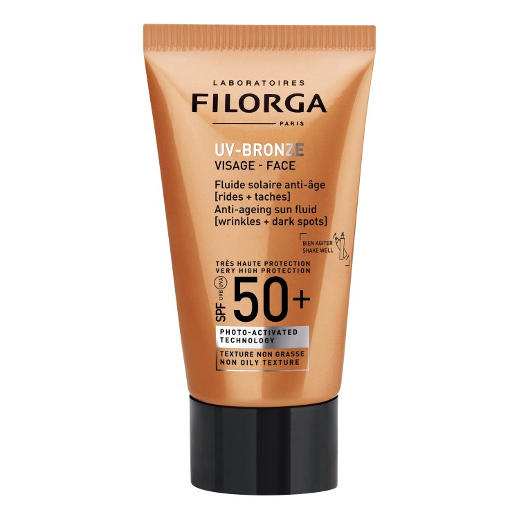Filorga UV-Bronze Face Fluido Viso SPF 50+ Protezione Solare Alta 40 ml