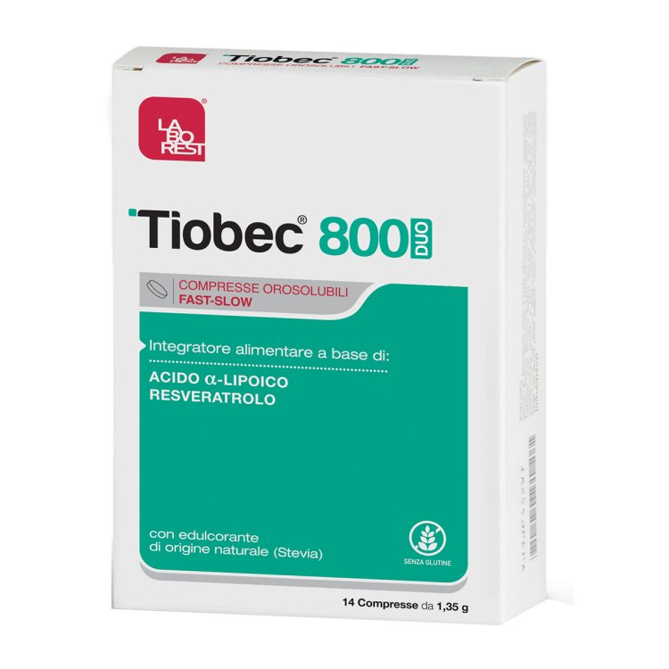 TIOBEC 800 DUO 14 Compresse