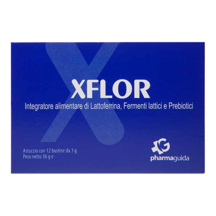 Xflor - Integratore per l'equilibrio della flora batterica intestinale - 12 bustine