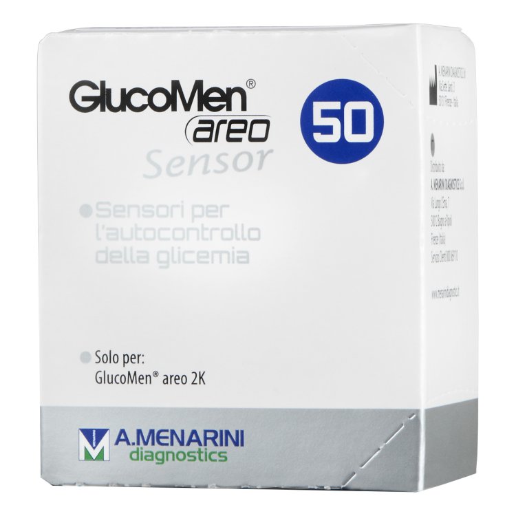 GLUCOMEN Areo Sensor 50 Strisce per Glicemia