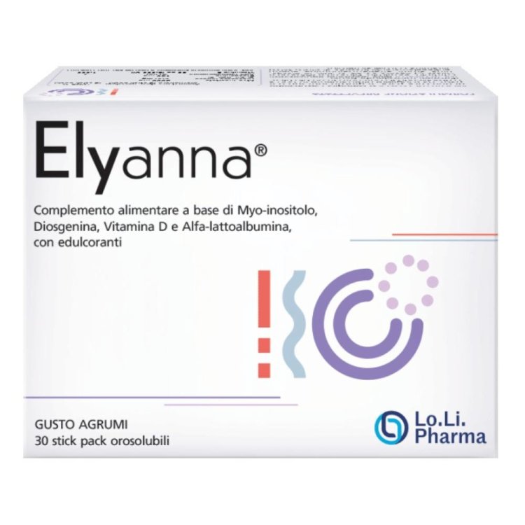 Elyanna - Integratore alimentare a base di Myo inositolo per i disturbi del ciclo mestruale - 30 Stick