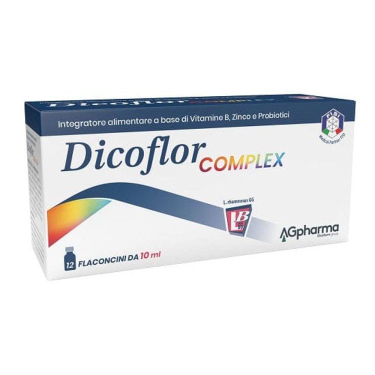 Dicoflor Complex - Integratore per l'equilibrio della flora batterica intestinale - 12 flaconcini Dicoflor Complex - Integratore per l'equilibrio della flora batterica intestinale - 12 flaconcini