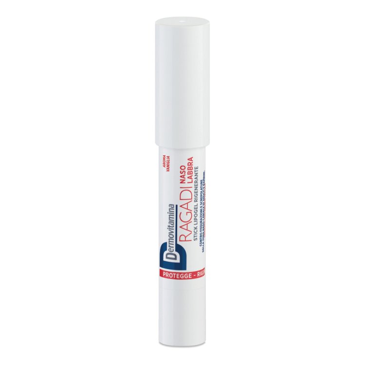 Dermovitamina Ragadi Naso Labbra - Stick Lipogel rigenerante per screpolature ed arrossamenti - 3 ml
