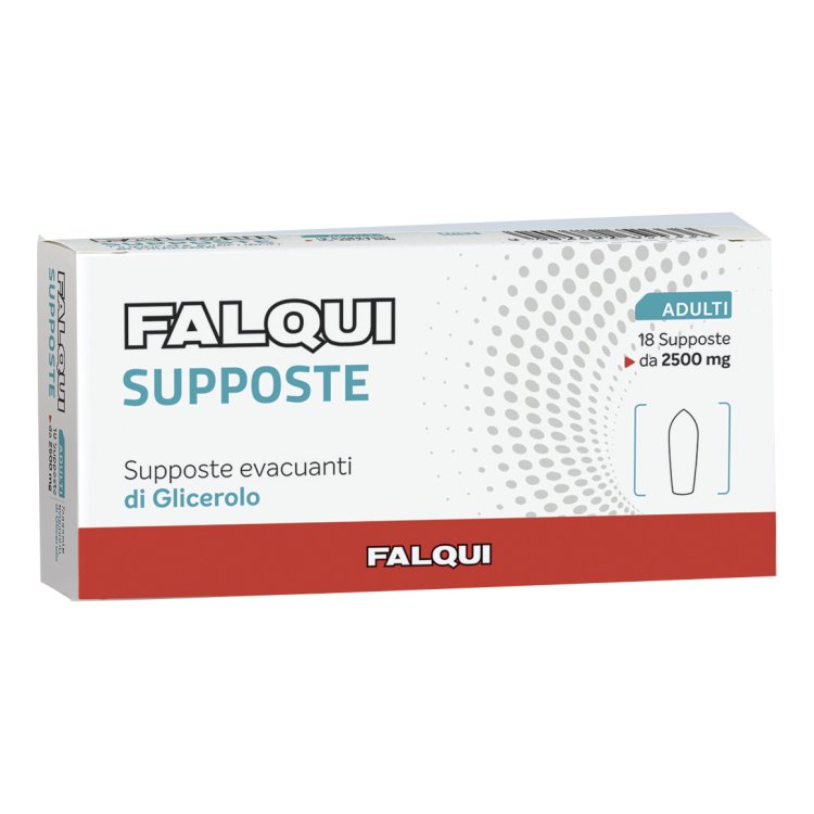 FALQUI 18 Supposte di Glicerina per Adulti 45g