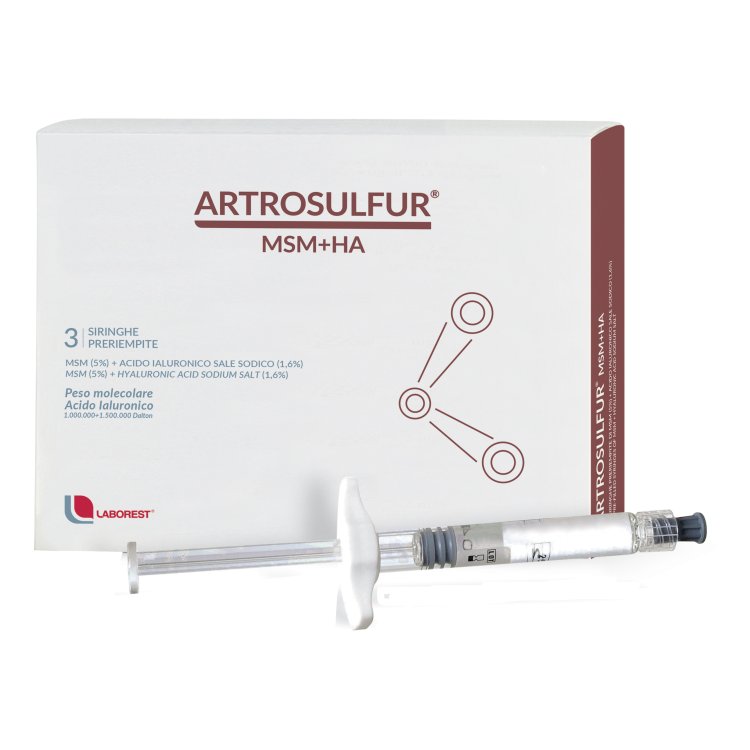 Artrosulfur MSM + HA 3 Siringhe Preriempite da 2ml