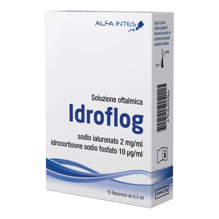 Idroflog Soluzione Oftalmica - Collirio per occhi infiammati - 15 flaconi