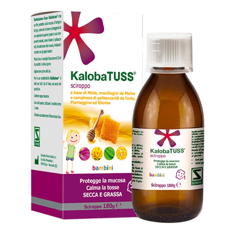 Kalobatuss Bambini - Sciroppo per la tosse secca e grassa - 180 g	