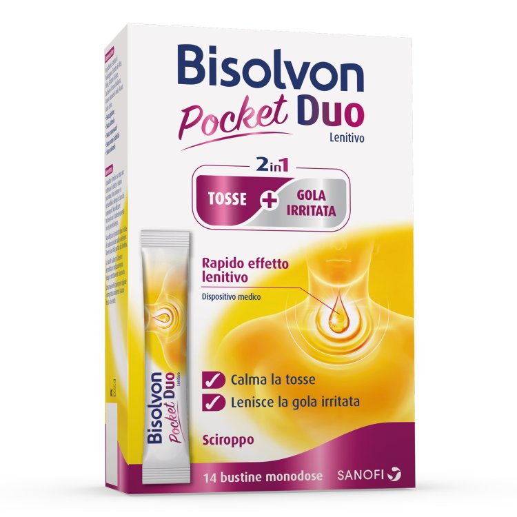 Bisolvon Pocket Duo Lenitivo 14 Bustine Monodose da 10 ml