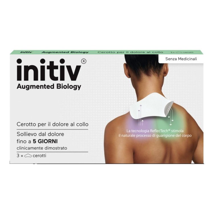 Initiv Cerotti Dolore Collo - Cerotto per dolori muscolari senza medicinali - 3 cerotti Initiv Cerotti Dolore Collo - Cerotto per dolori muscolari senza medicinali - 3 cerotti