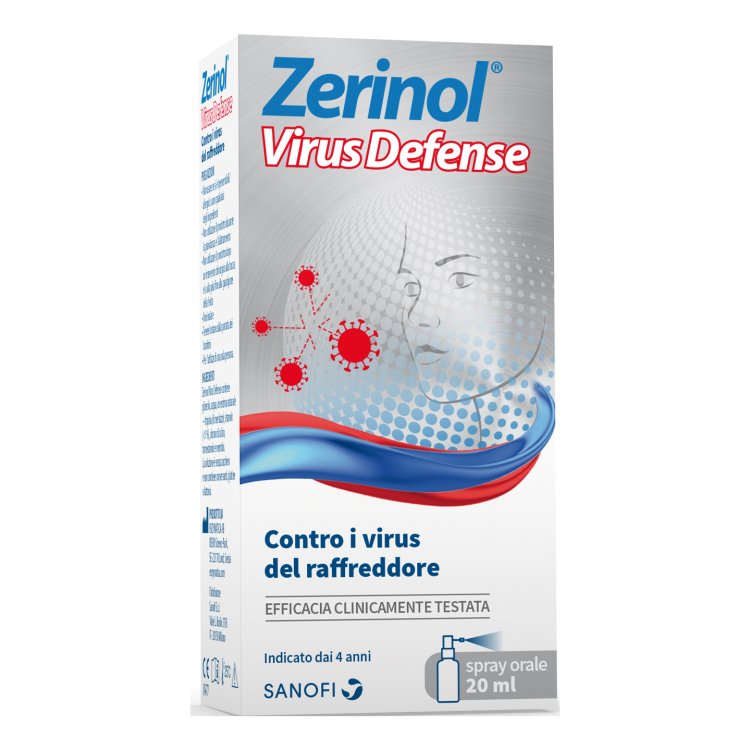 Zerinol Virus Defense - Spray orale per il raffreddore - 20 ml