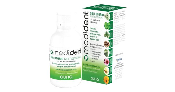 GUNA Medident Collutorio Multisensoriale per Denti e Gengive 250 ml