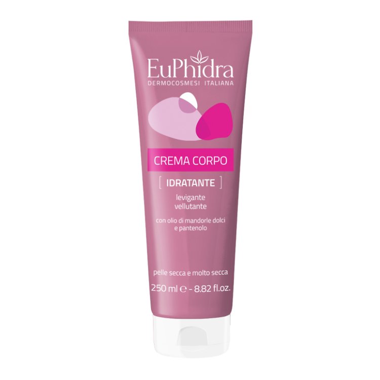 Euphidra Crema Corpo Idratante - Crema nutriente per pelle secca e molto secca - 250 ml