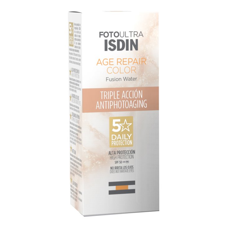 Isdin Fotoultra Age Repair Color SPF50 - Protezione solare viso colorata antietà - 50 ml