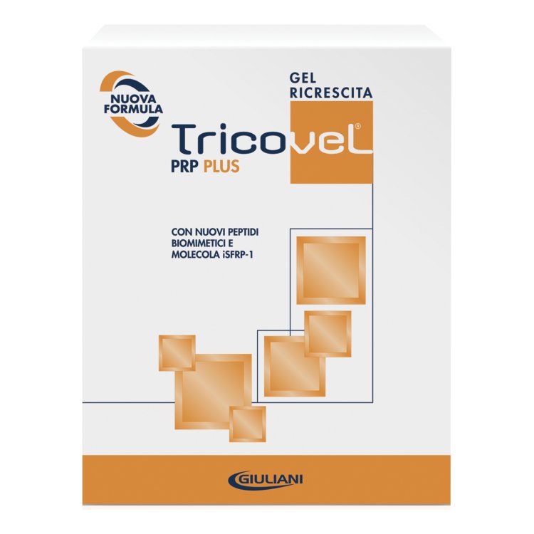 Tricovel PRP Plus Gel - Gel ricrescita capelli - 3 Buste - 1 mese e mezzo di trattamento