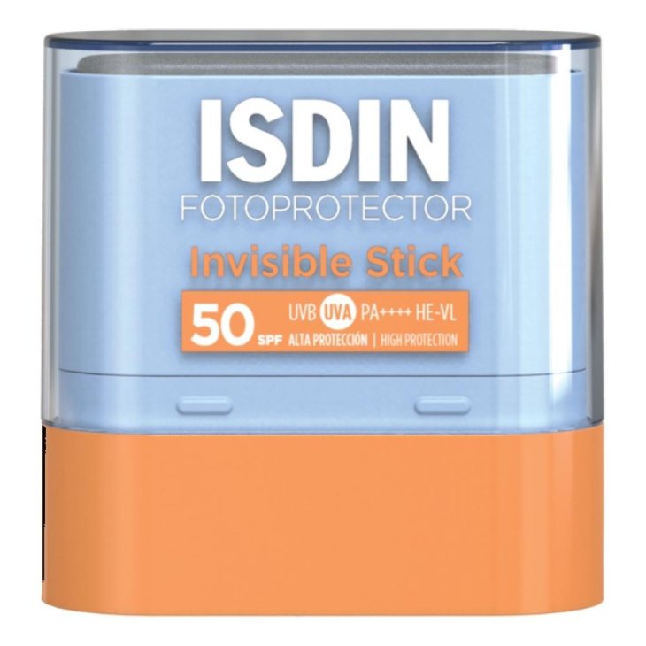 Isdin Fotoprotector Invisibile Stick SPF50 - Stick protezione solare per zone sensibili - 10 g