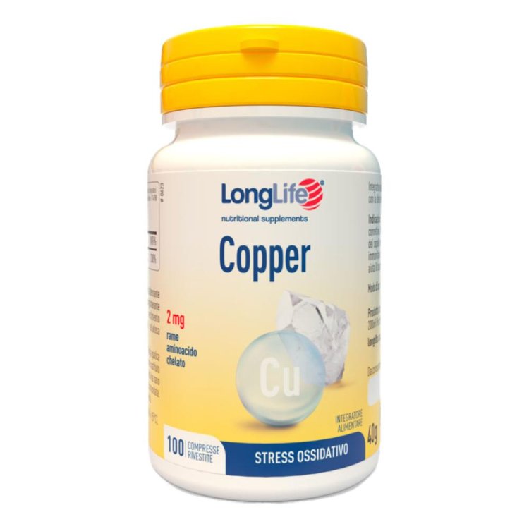 LONGLIFE COPPER 2mg 100 Cpr