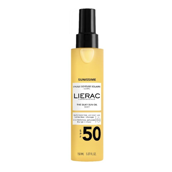 Lierac Sunissime L'Olio Solare Setoso Corpo SPF50 - Protezione solare corpo anti-età - 150 ml