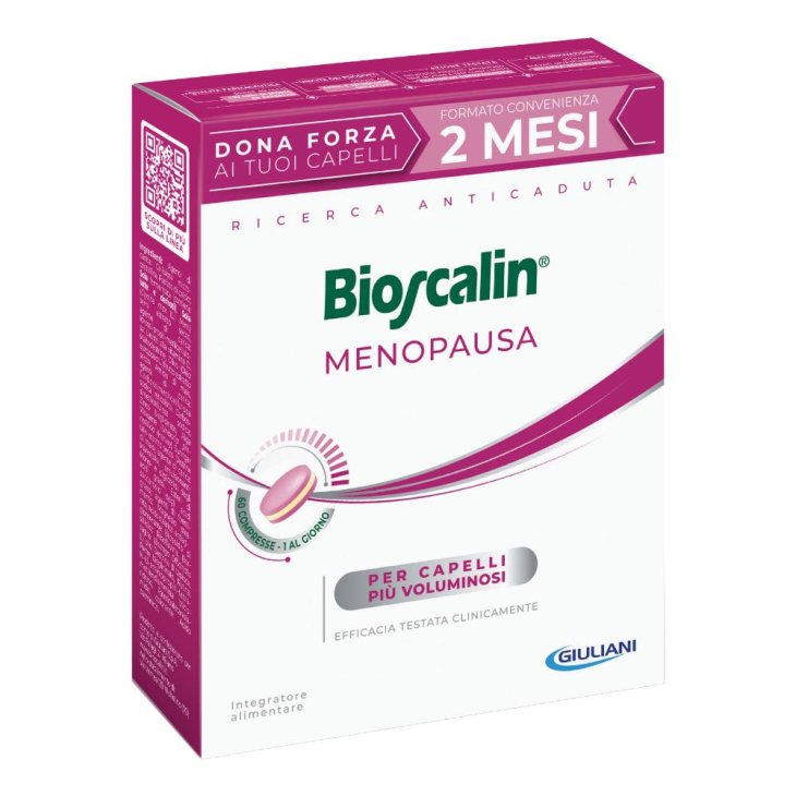 Bioscalin Menopausa - Integratore per capelli assottigliati e diradati - 60 compresse - 2 mesi di trattamento