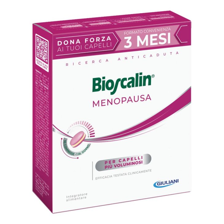 Bioscalin Menopausa - Integratore per capelli assottigliati e diradati - 90 compresse - 3 mesi di trattamento