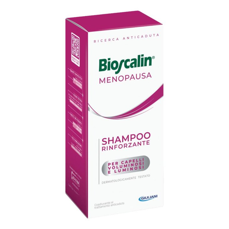 Bioscalin Menopausa Shampoo Rinforzante - Shampoo anticaduta per donne in menopausa - 200 ml