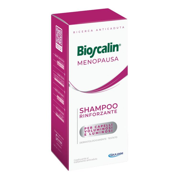 Bioscalin Menopausa Shampoo Rinforzante - Shampoo anticaduta per donne in menopausa - 200 ml