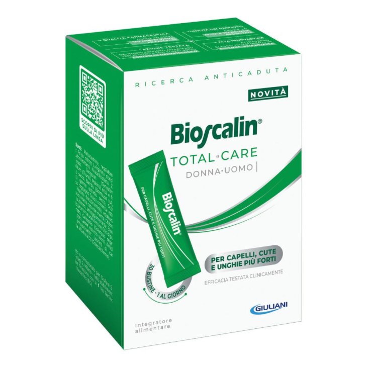 Bioscalin Total Care - Integratore alimentare contro la caduta dei capelli - 30 bustine