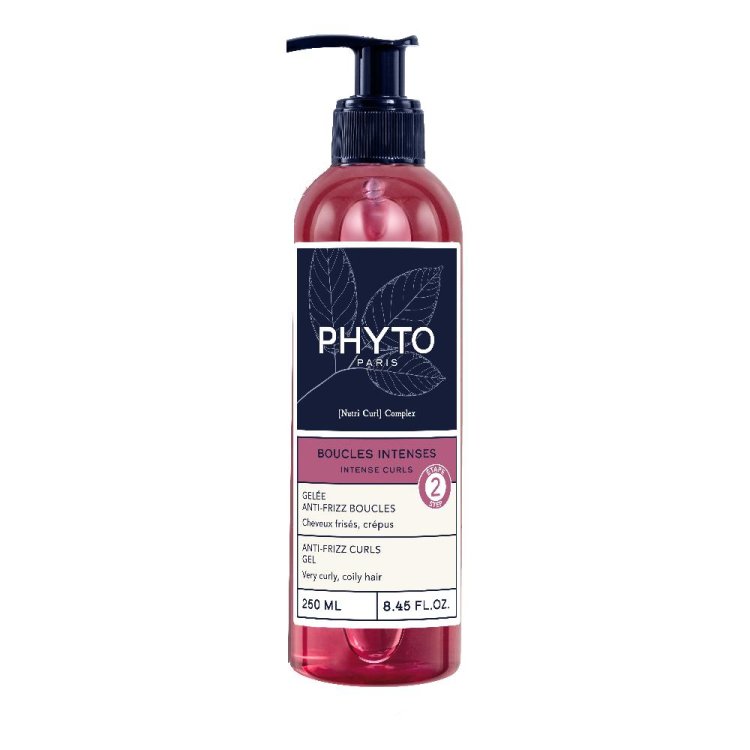 Phyto Gel Anti-Frizz Ricci Intensi - Trattamento anti-crespo per capelli ricci  - 250 ml