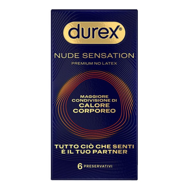 Durex Nude Sensation Regular - Preservativi no latex ultra sottili ed extra lubrificati - 6 pezzi Durex Nude Sensation Regular - Preservativi no latex ultra sottili ed extra lubrificati - 6 pezzi