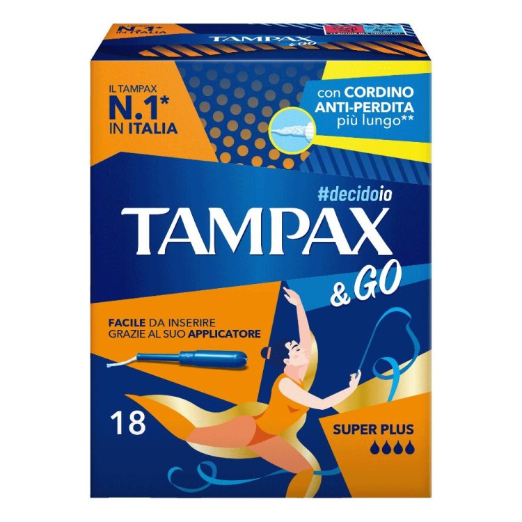 TAMPAX&GO Super*Plus 18pz