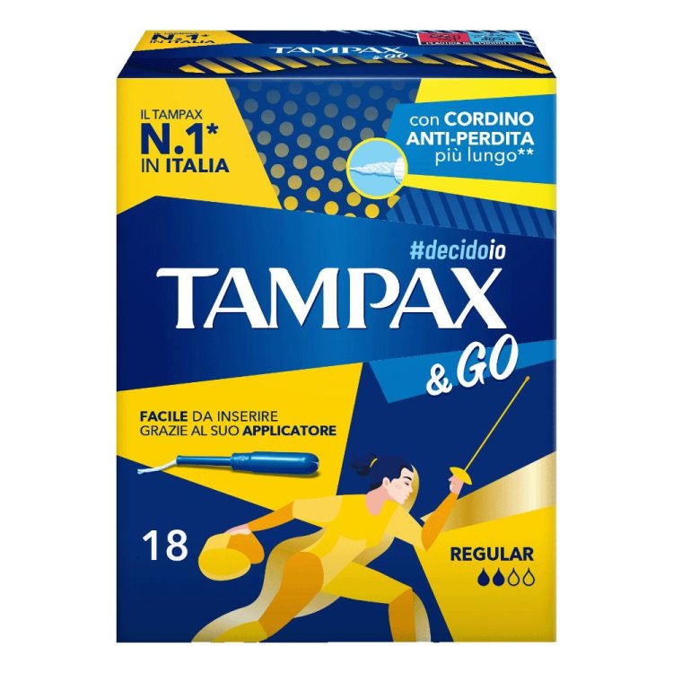 TAMPAX&GO Regular*18pz