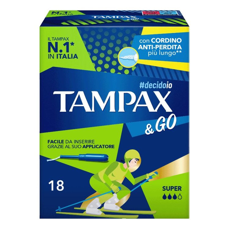 TAMPAX&GO Super*18pz