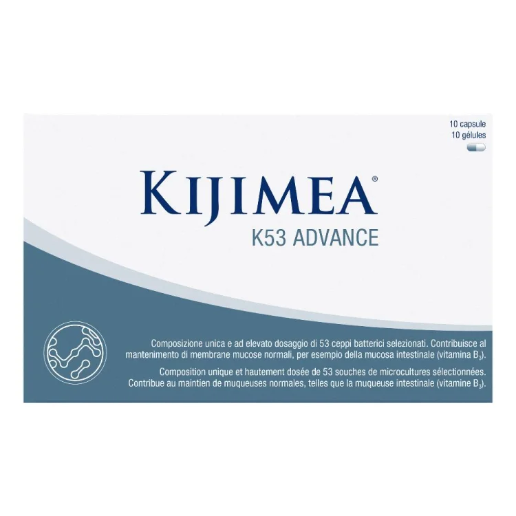 Kijimea K53 Advance - Integratore alimentare per disbiosi intestinale - 10 capsule