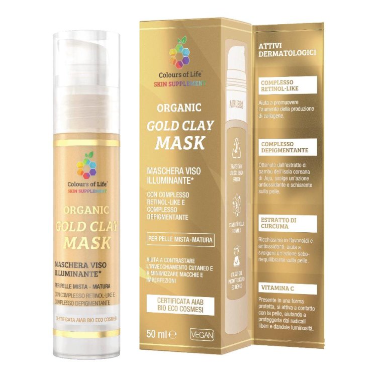GOLD CLAY ORGANIC MASK 50ML