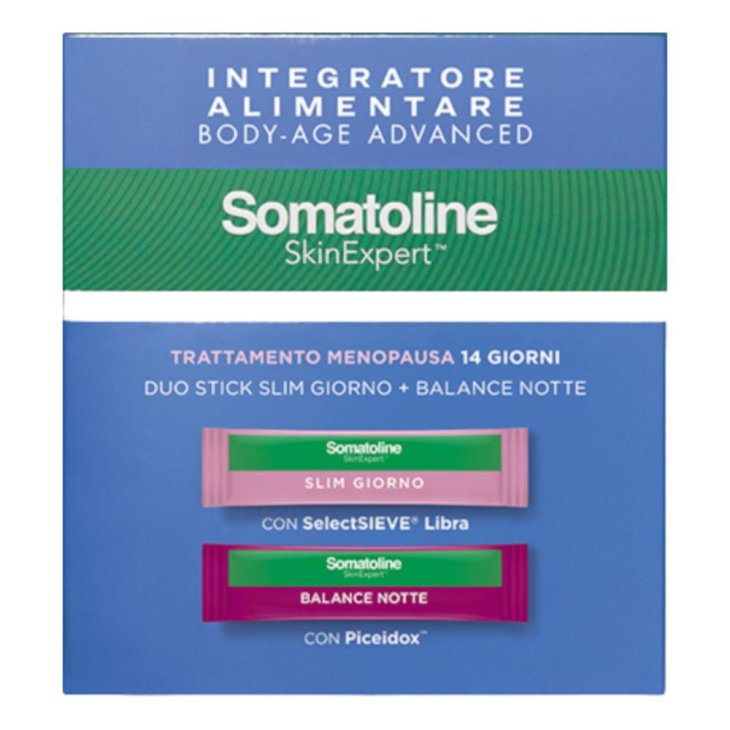 Somatoline Skin Expert Body Age Advanced - Integratore alimentare per i sintomi della menopausa - 28 stick