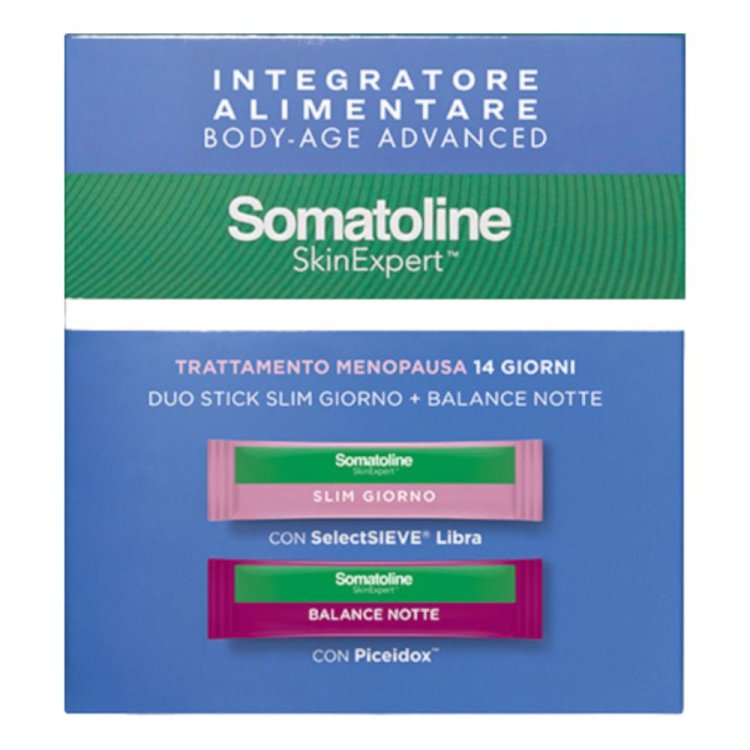 Somatoline Skin Expert Body Age Advanced - Integratore alimentare per i sintomi della menopausa - 28 stick