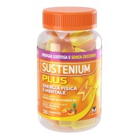 Sustenium Plus - Integratore alimentare energizzante per stanchezza fisica e mentale - 30 gommose