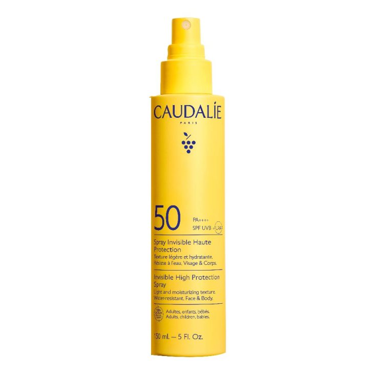 Caudalie Vinosun Spray Solare SPF50 - Spray solare invisibile per viso e corpo - 150 ml - 2026