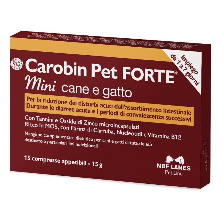 CAROBIN Pet Forte Mini 15 Cpr CAROBIN Pet Forte Mini 15 Cpr