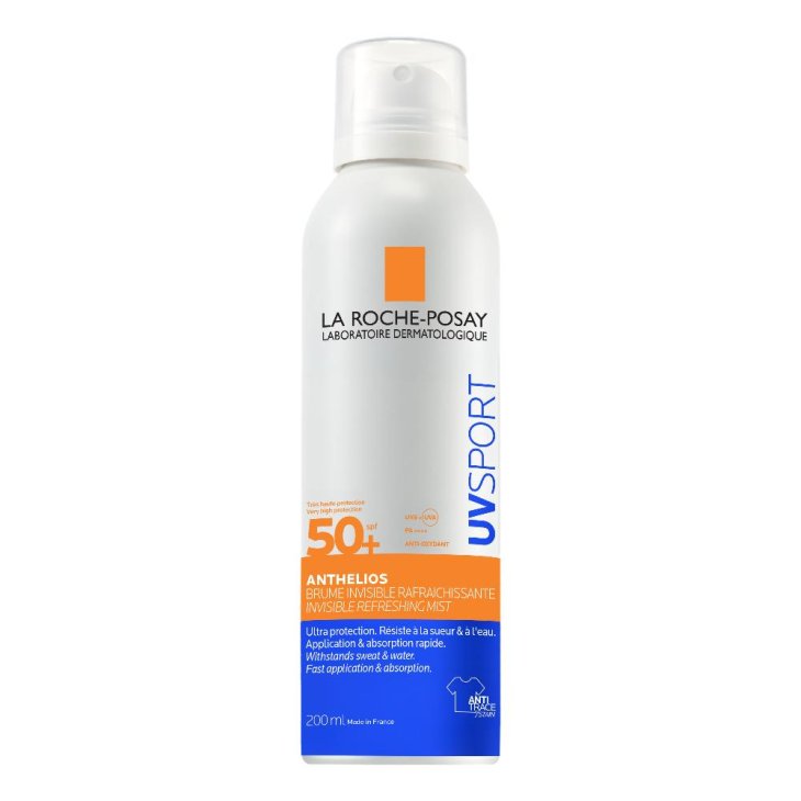 Anthelios Uvsport Spray Rinfrescante SPF50+ - Protezione solare invisibile per chi si allena o fa sport all'aperto - 200 ml Anthelios Uvsport Spray Rinfrescante SPF50+ - Protezione solare invisibile per chi si allena o fa sport all'aperto - 200 ml